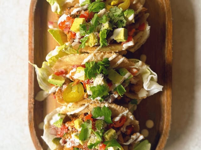 Loaded Breakfast Taco.