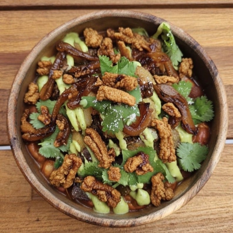 Loaded Chili Potato Bowl.