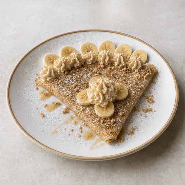 Banana Foster Crepe.