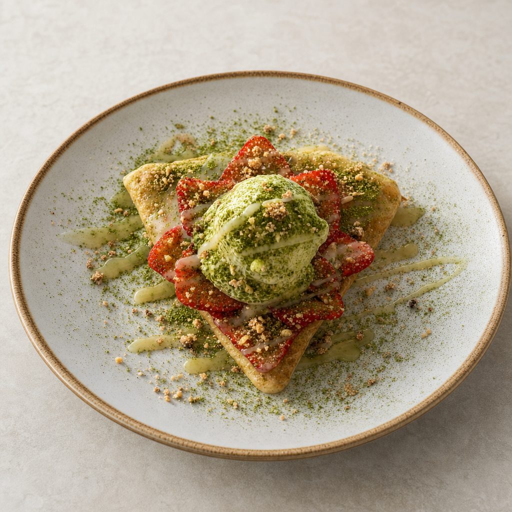 Matcha Crepe.
