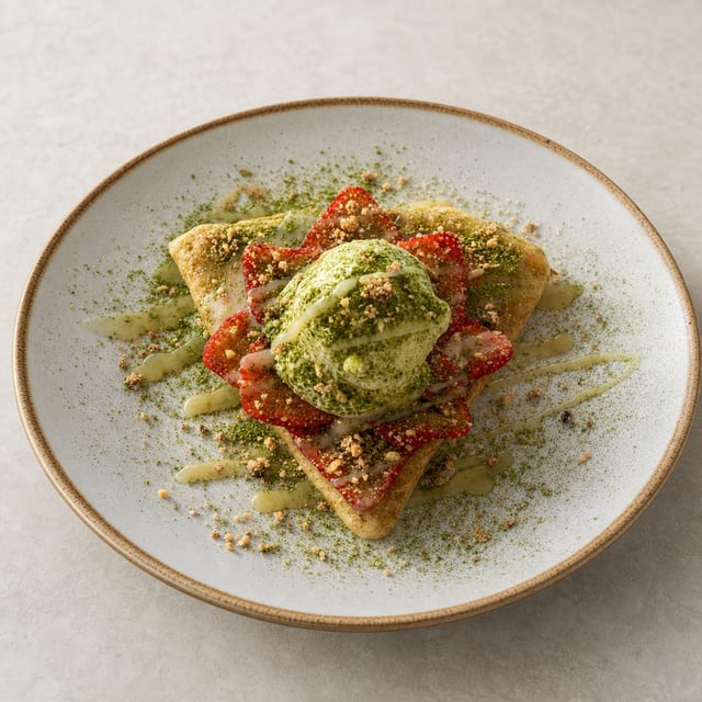 Matcha Crepe.