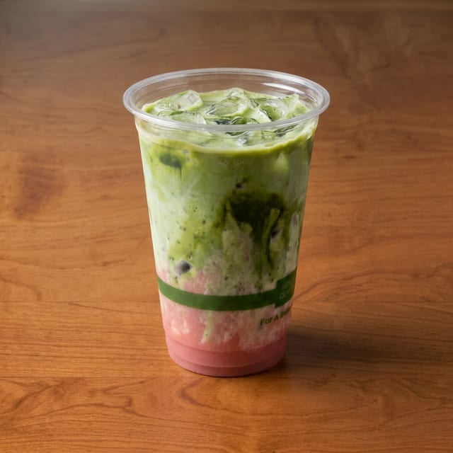 Strawberry Matcha Latte.