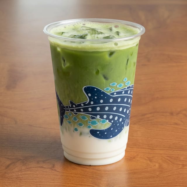 Iced Matcha Latte.