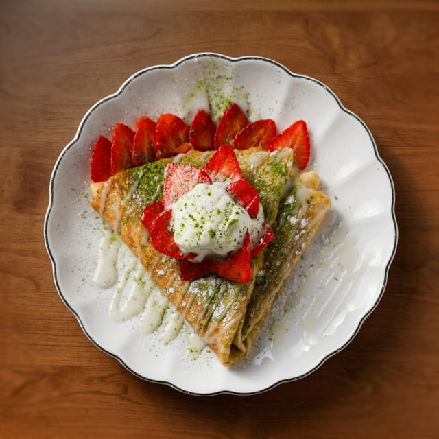 Matcha Crepe.